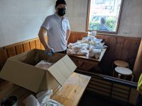 遠隔調理済み食事の発想準備